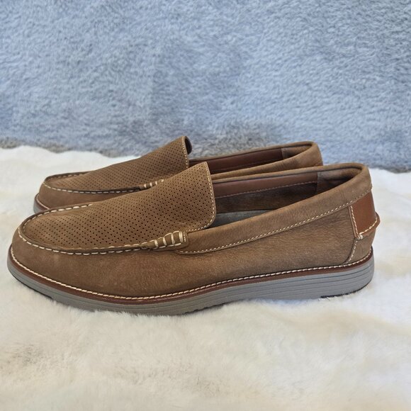 Johnston & Murphy Men\'s Upton Perfed Venetian Loafer Snuff Tan Leather Size 13 main image 8